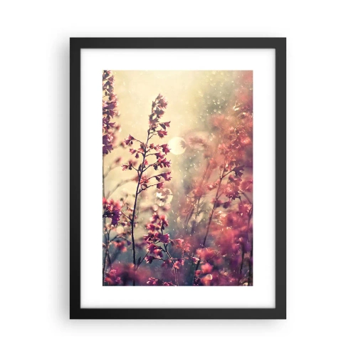 Affiche dans un cadre noir - Poster - Jardin secret - 30x40 cm