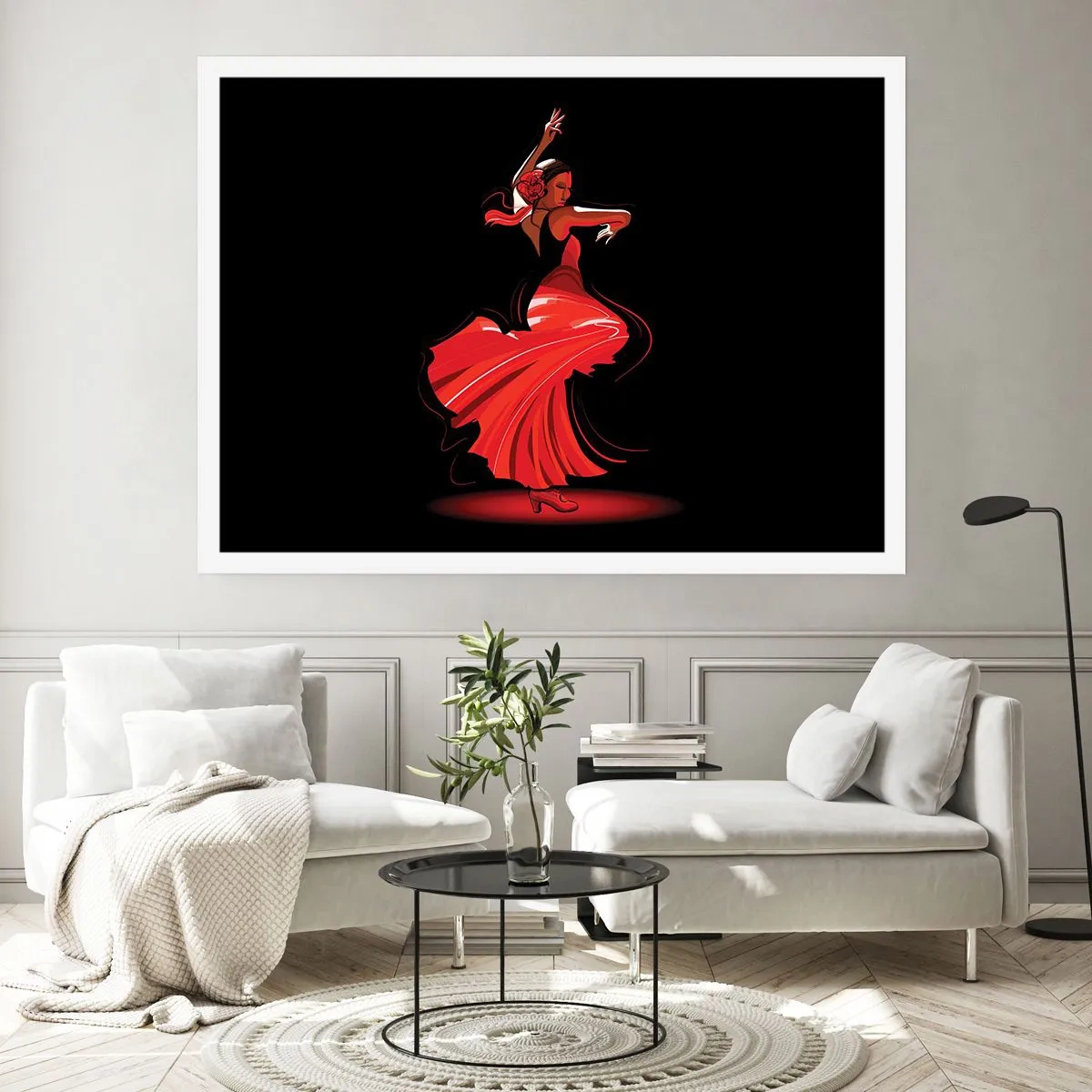 Affiche - Poster - L'esprit fougueux du flamenco - 91x61 cm