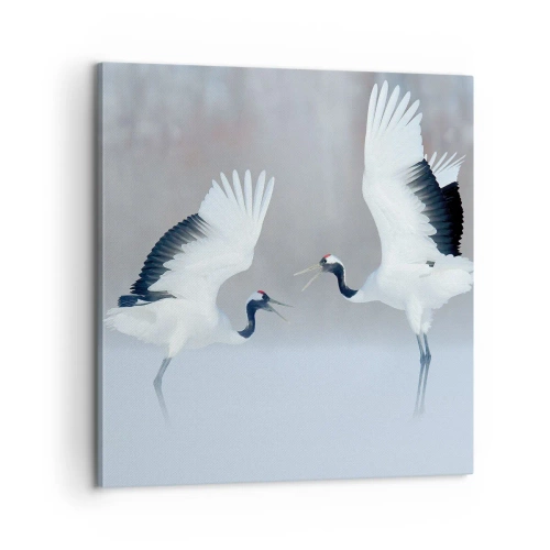 Impression sur toile - Image sur toile - Danse dans le brouillard - 60x60 cm