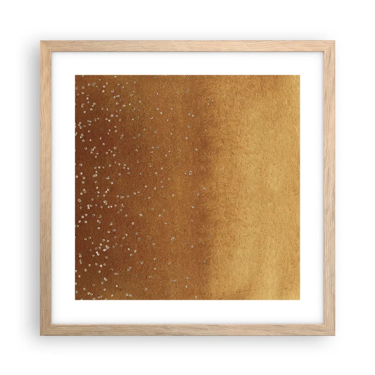 Affiche dans un chêne clair - Poster - Origine du monde - 40x40 cm