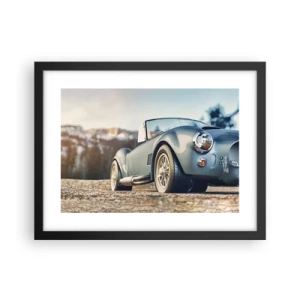 Affiche dans un cadre noir - Poster - Ce qui compte c'est le style - 40x30 cm