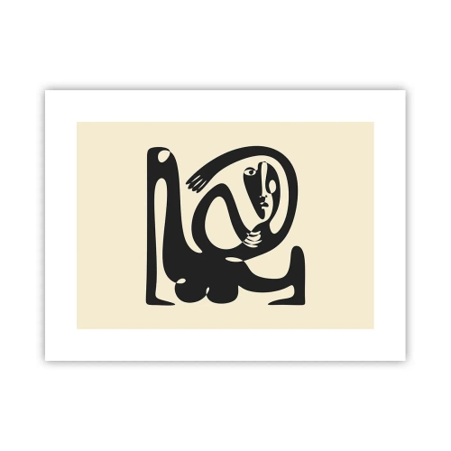 Affiche - Poster - Presque du Picasso - 40x30 cm