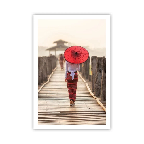 Affiche - Poster - Sur le vieux pont - 61x91 cm