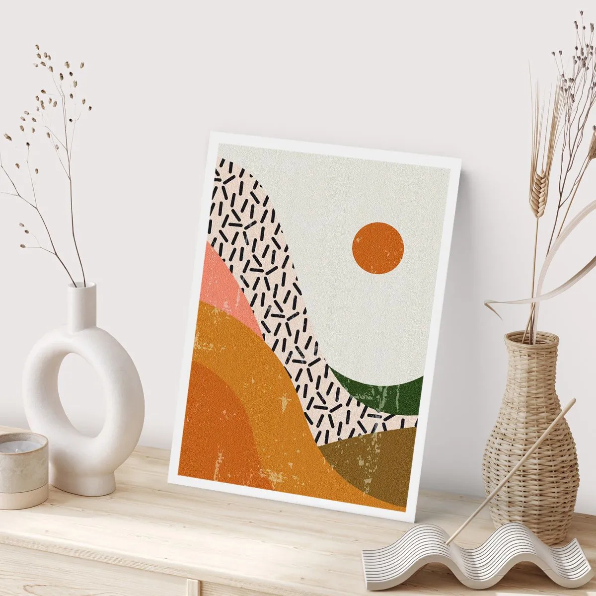 Affiche - Poster - Abstraction solaire - 40x50 cm