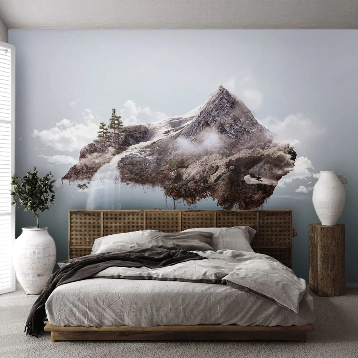 Papier Peint Photo Premium Sand - L'oeil du surréaliste - Abstraction, Fantaisie, Île - 350x256 cm