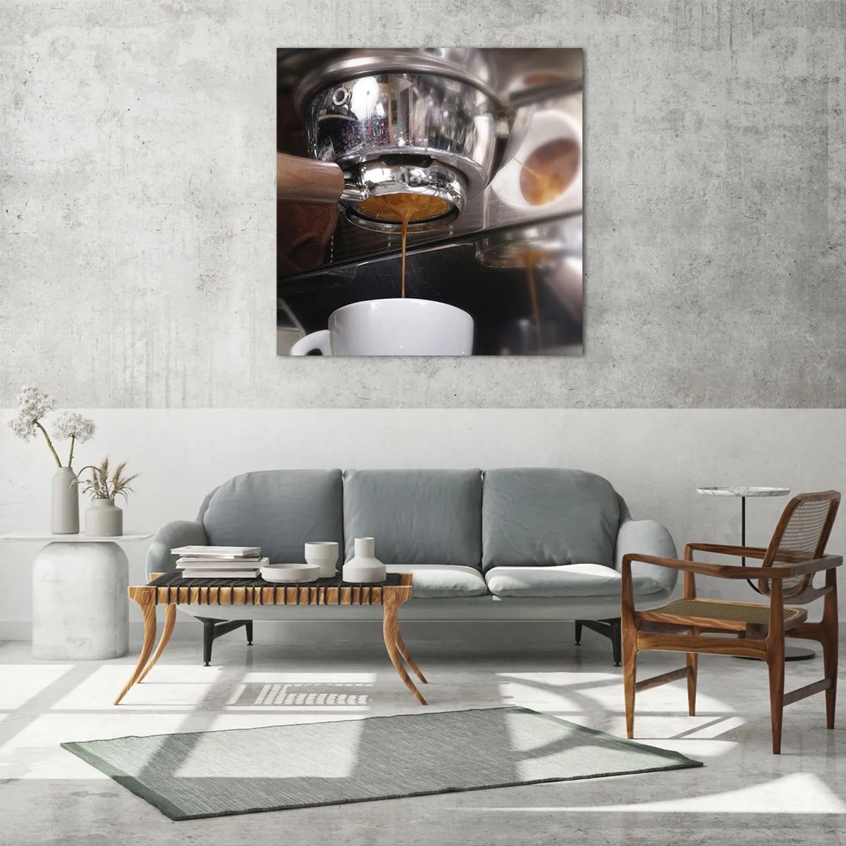 Impression sur verre - Image sur verre - Bon moment de la journée - 60x60 cm