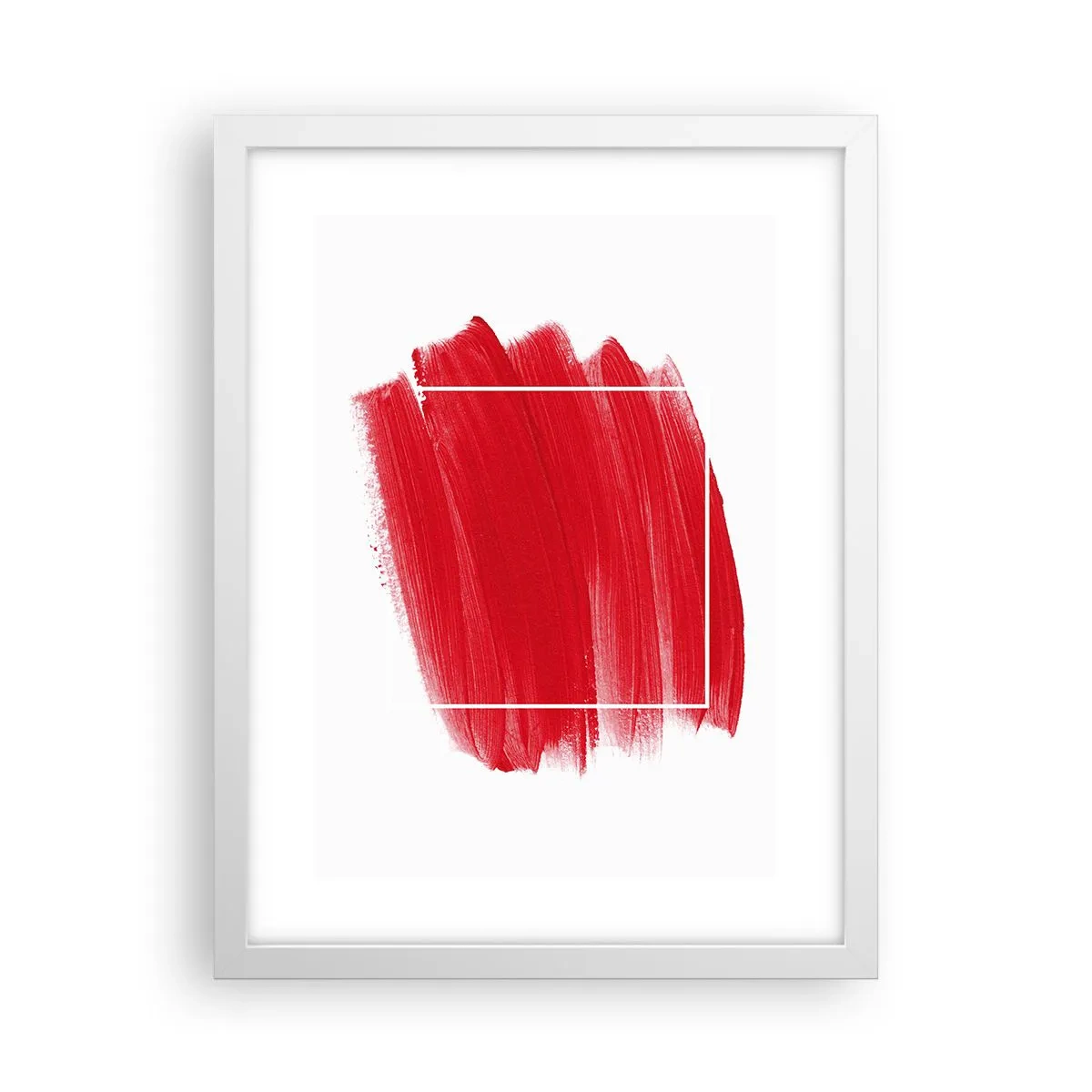 Affiche dans un cadre blanc - Poster - En dehors du cadre - 30x40 cm