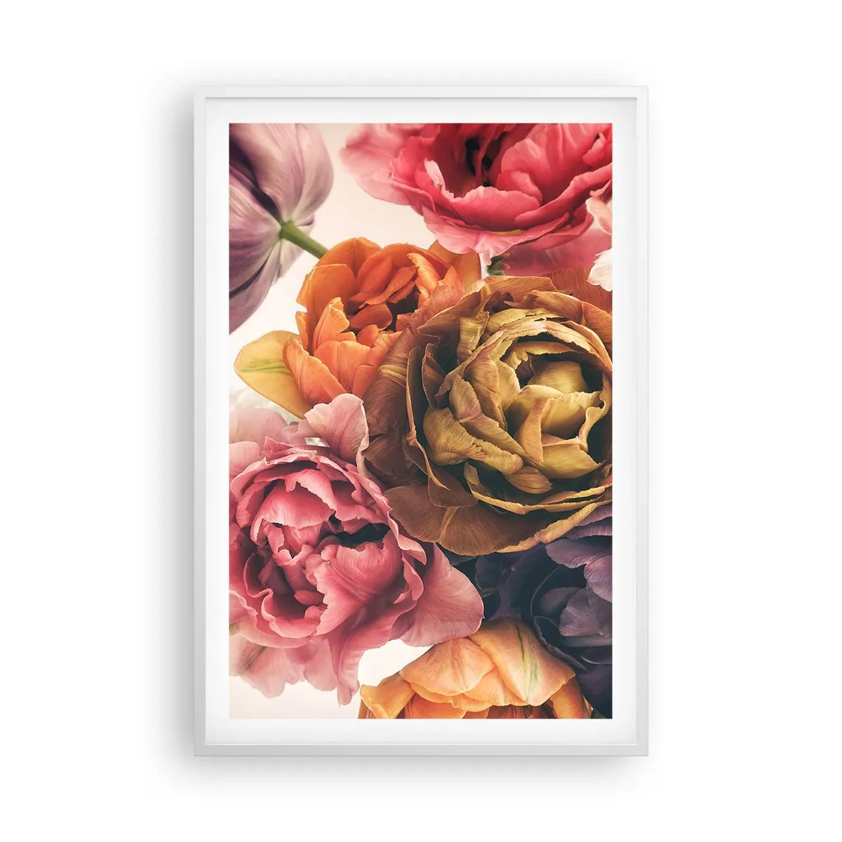 Affiche dans un cadre blanc - Poster - La fête de la vie - 61x91 cm