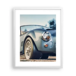 Affiche dans un cadre blanc - Poster - Ce qui compte c'est le style - 40x50 cm