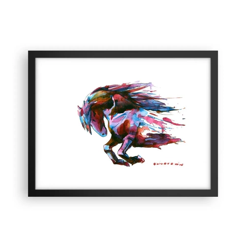 Affiche dans un cadre noir - Poster - Dans le ravissement - 40x30 cm