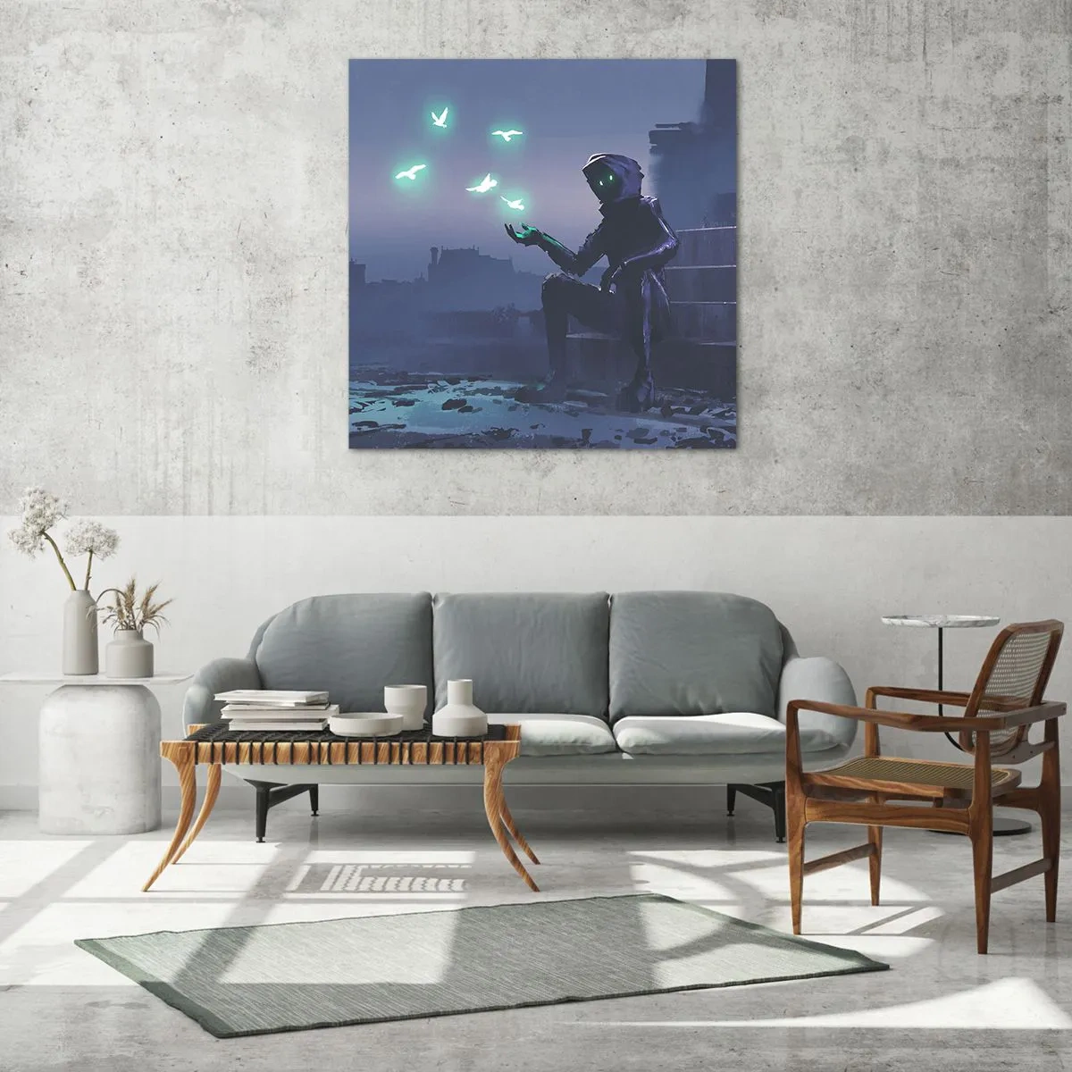 Impression sur verre - Image sur verre - La vie reviendra - 40x40 cm