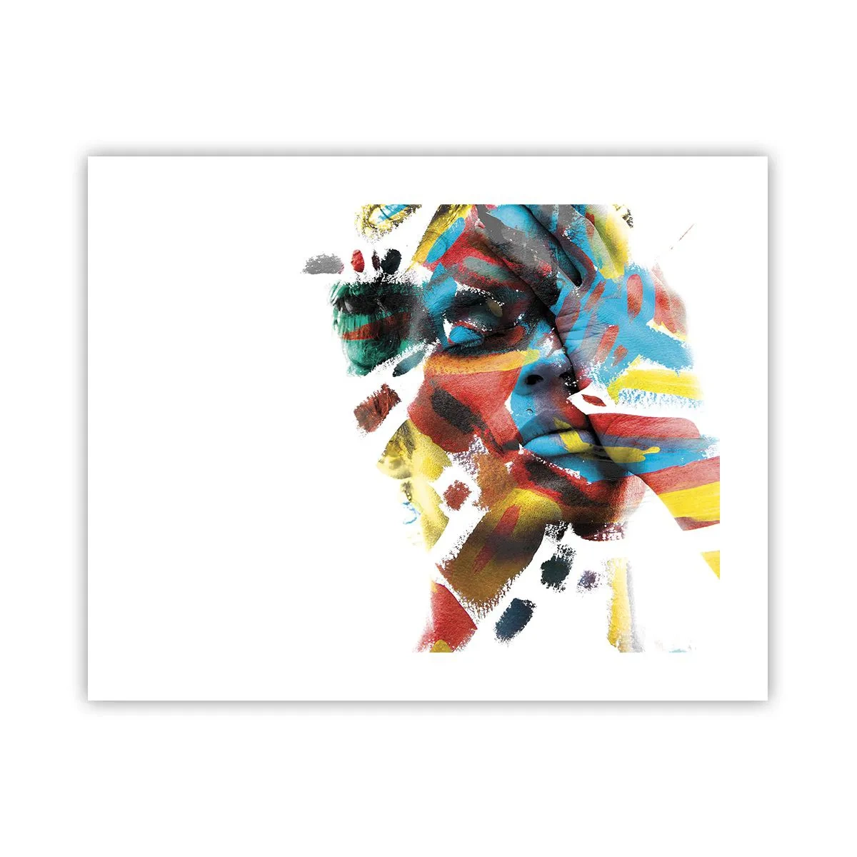 Affiche - Poster - Personnalité colorée - 50x40 cm