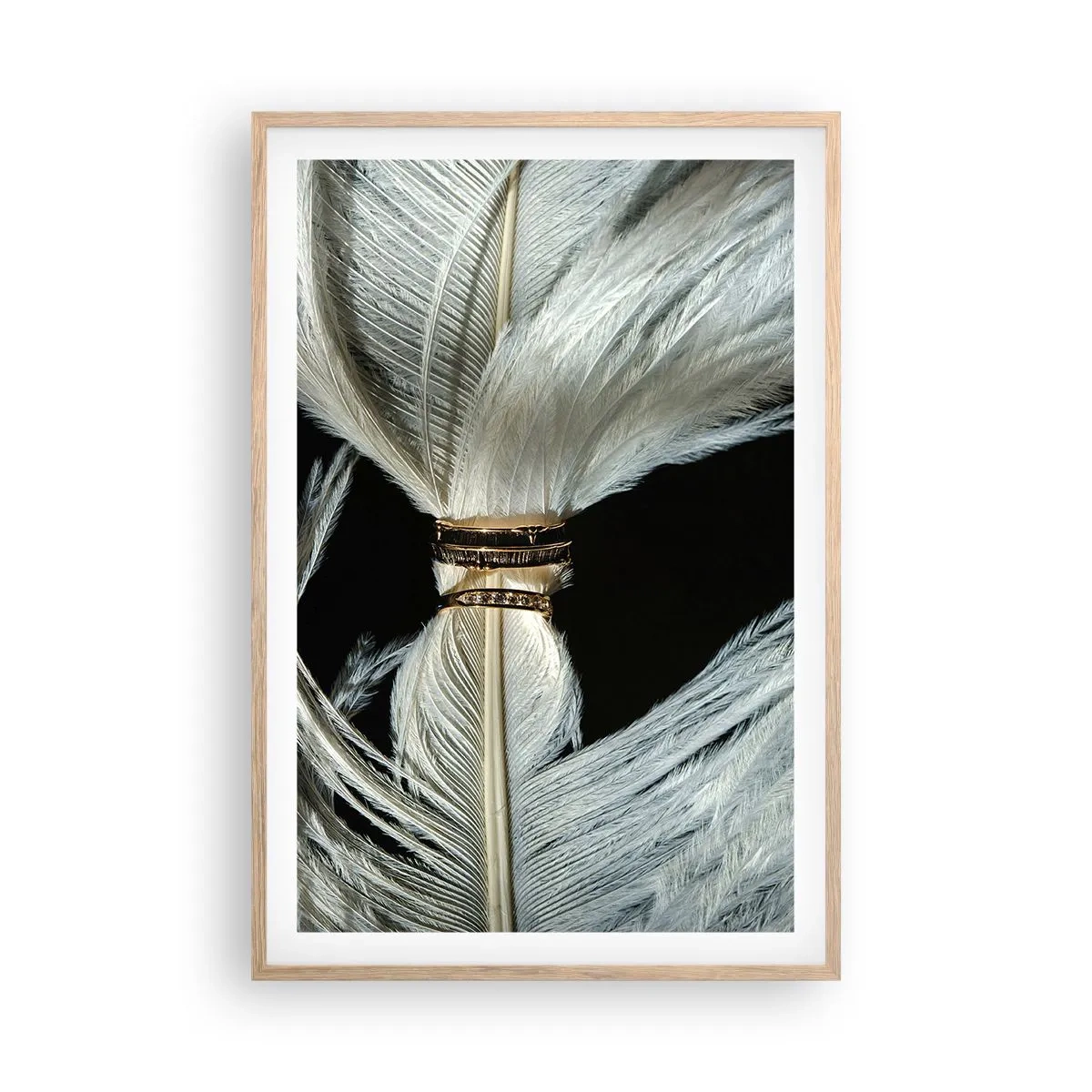 Affiche dans un chêne clair - Poster - ... et je ne te laisserai pas ... - 61x91 cm