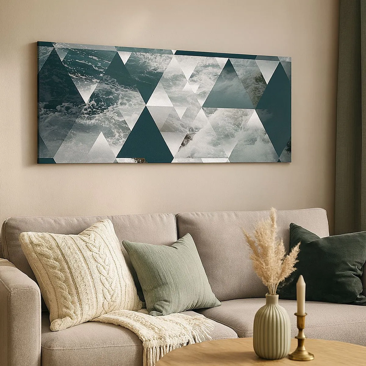 Impression sur toile - Image sur toile - Point de vue de cristal - 100x40 cm