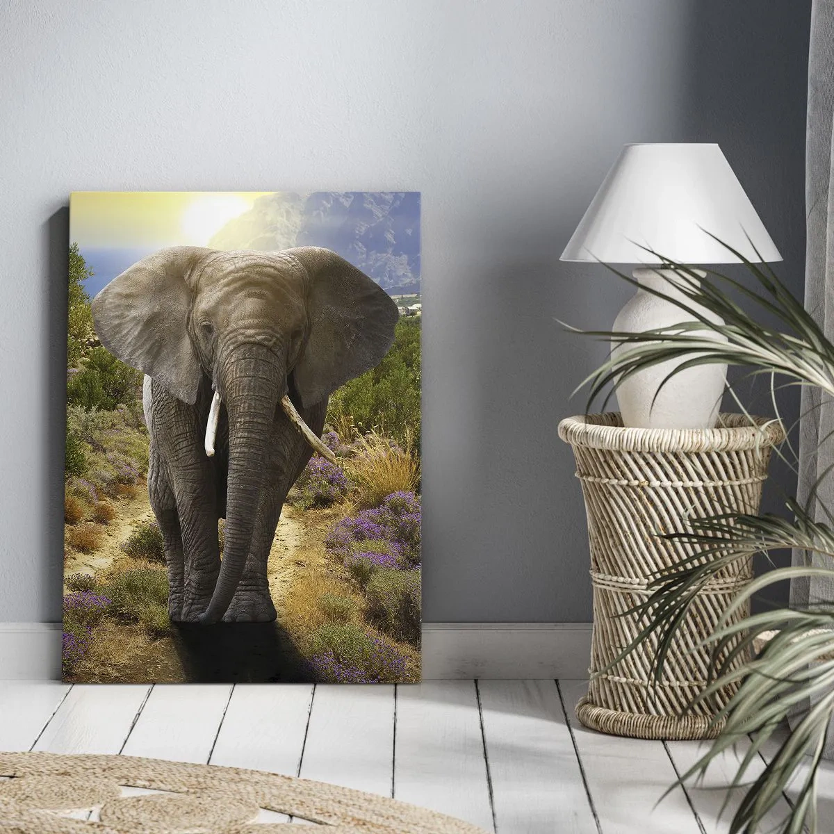 Impression sur toile - Image sur toile - Voilà à quoi ressemblait l'Eden - 45x80 cm