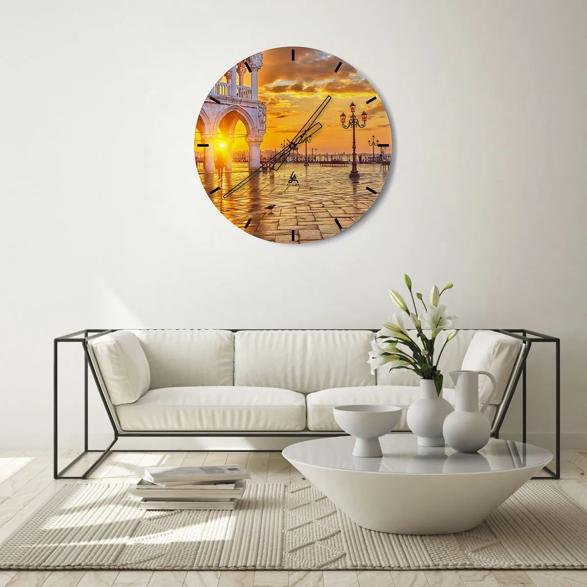 Horloge murale - Pendule murale - Où est tout le monde? - 40x40 cm