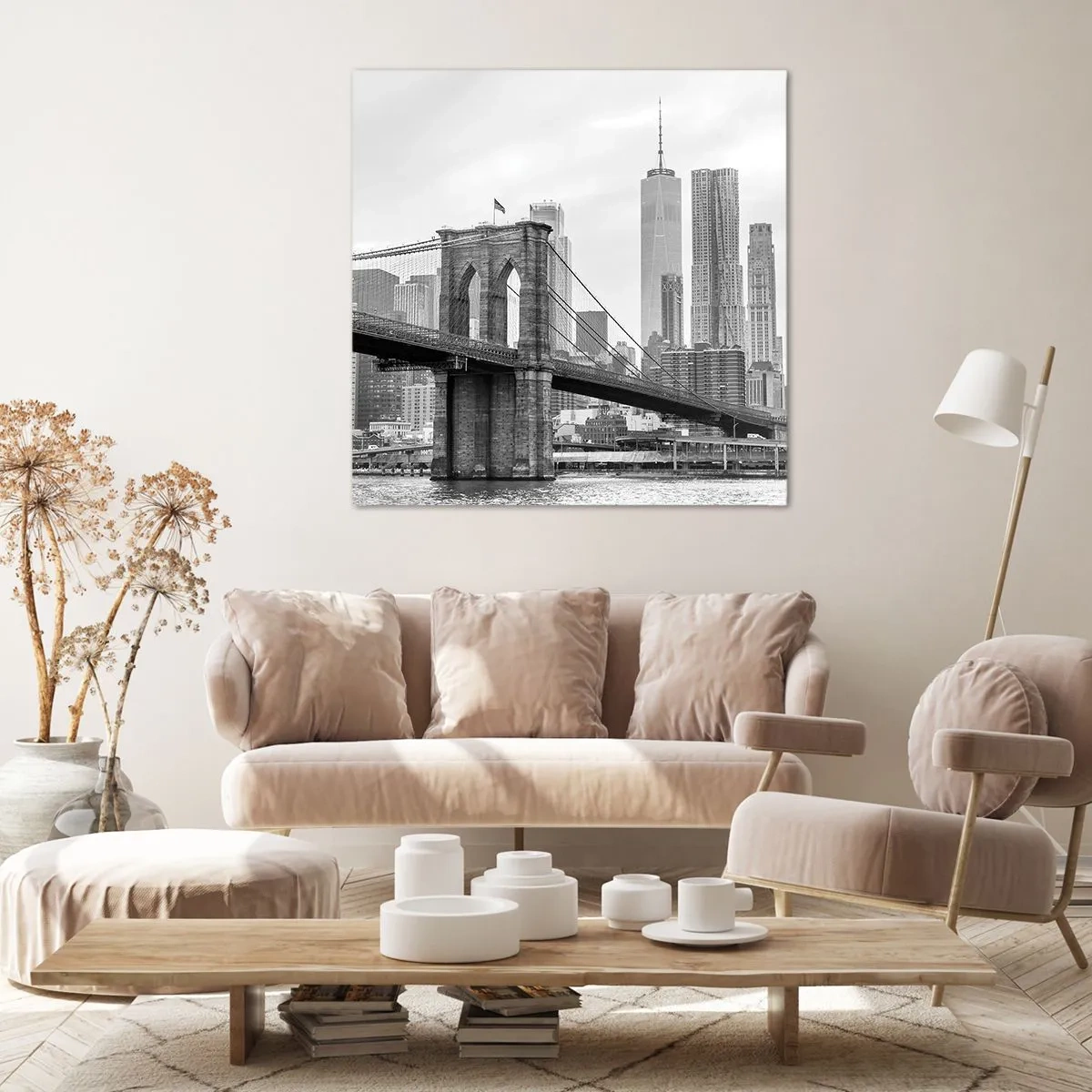 Impression sur toile - Image sur toile - Climat New-Yorkais - 70x70 cm