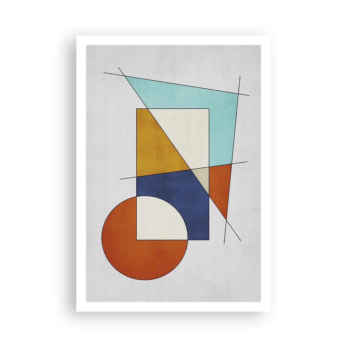 Affiche - Poster - Abstraction : plaisir moderniste - 70x100 cm