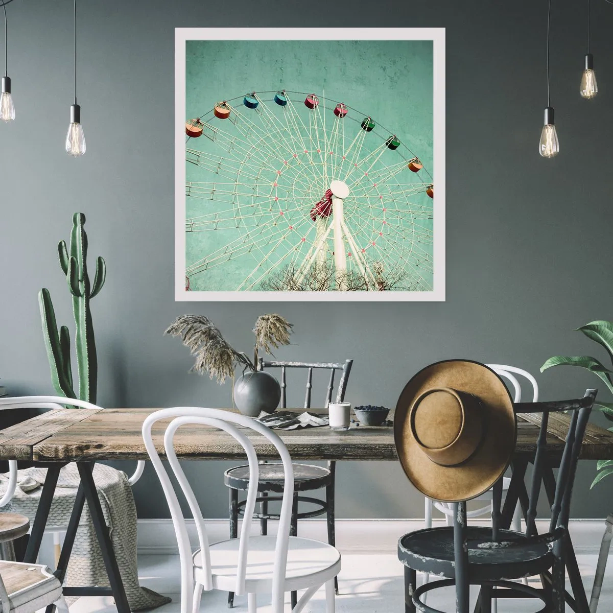 Affiche - Poster - Nous vous invitons à vous amuser - 30x30 cm