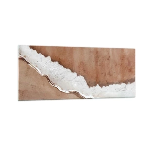 Impression sur verre - Image sur verre - Dans des couleurs de la terre - 100x40 cm