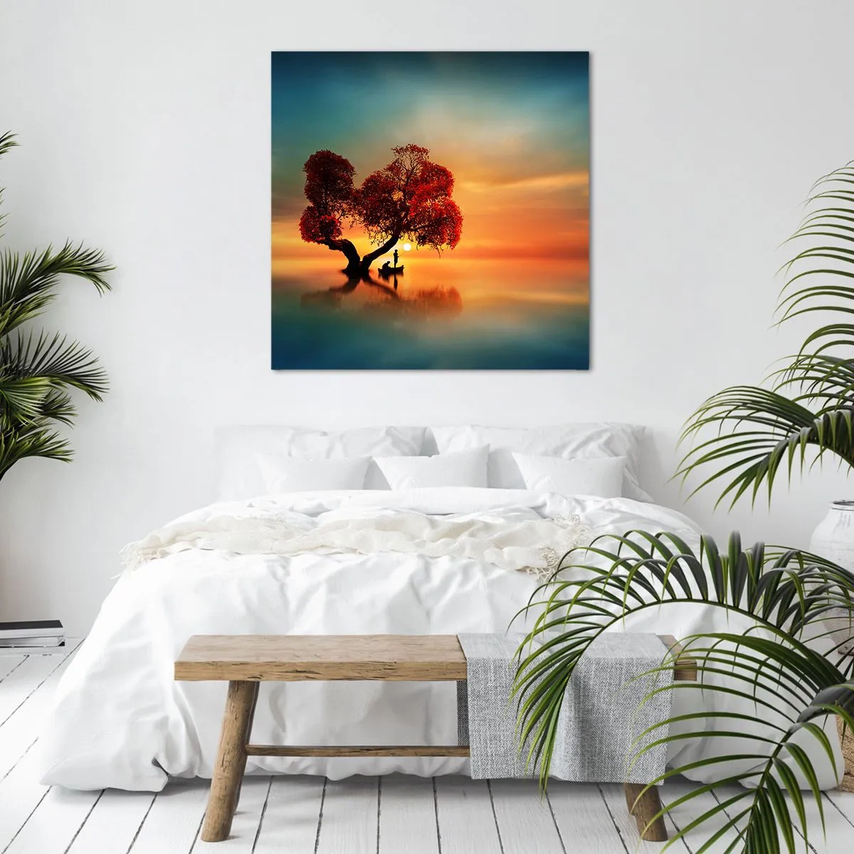 Impression sur toile - Image sur toile - Plénitude et éloignement sans monde - 40x40 cm