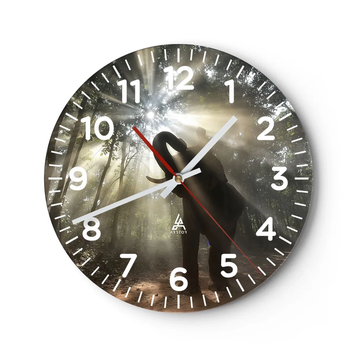 Horloge murale - Pendule murale - Sous la bonne étoile - 40x40 cm