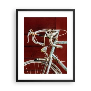 Affiche dans un cadre noir - Poster - Construit pour la victoire - 40x50 cm