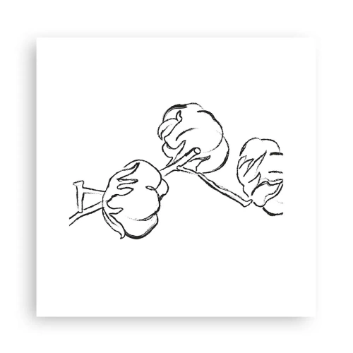 Affiche - Poster - Duvet de coton - 30x30 cm