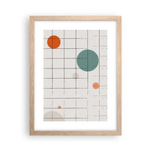 Affiche dans un chêne clair - Poster - Piégé. Nous ou eux ? - 30x40 cm