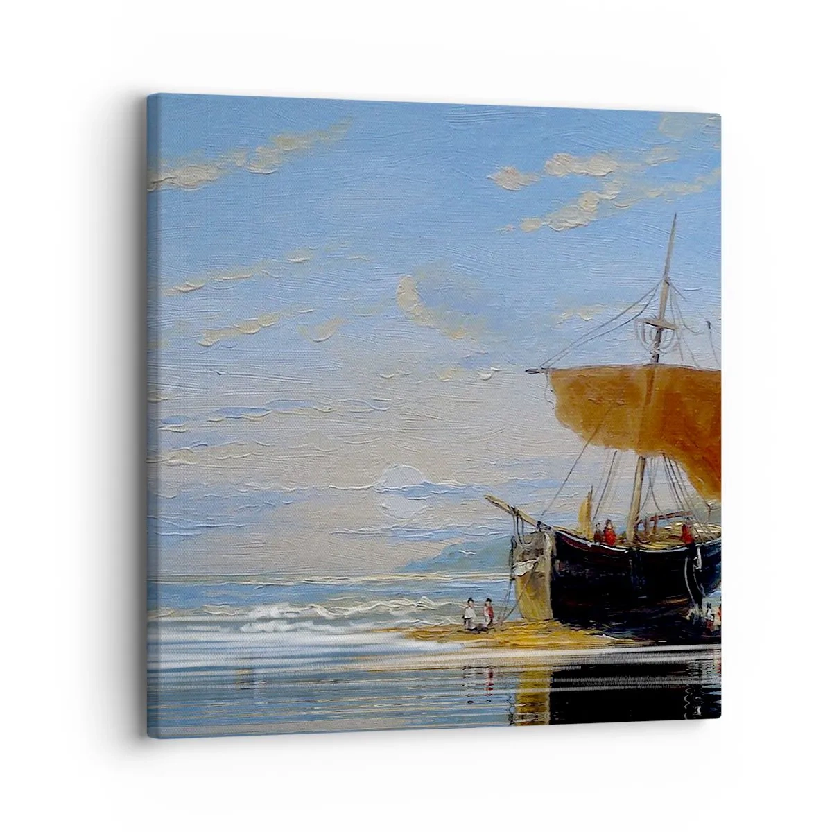 Impression sur toile - Image sur toile - Eau, terre, air - 30x30 cm