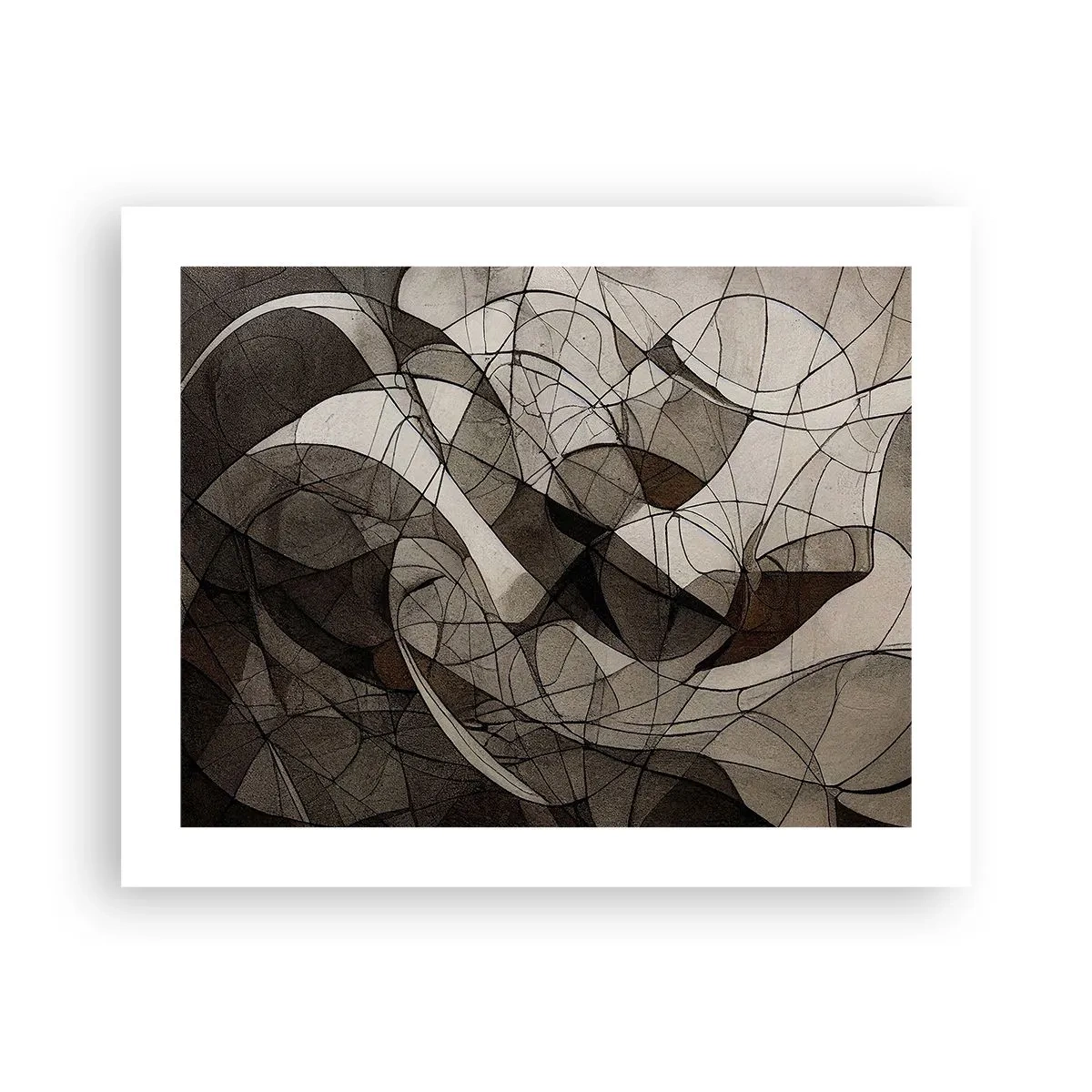 Affiche - Poster - Circulation des couleurs de la terre - 50x40 cm