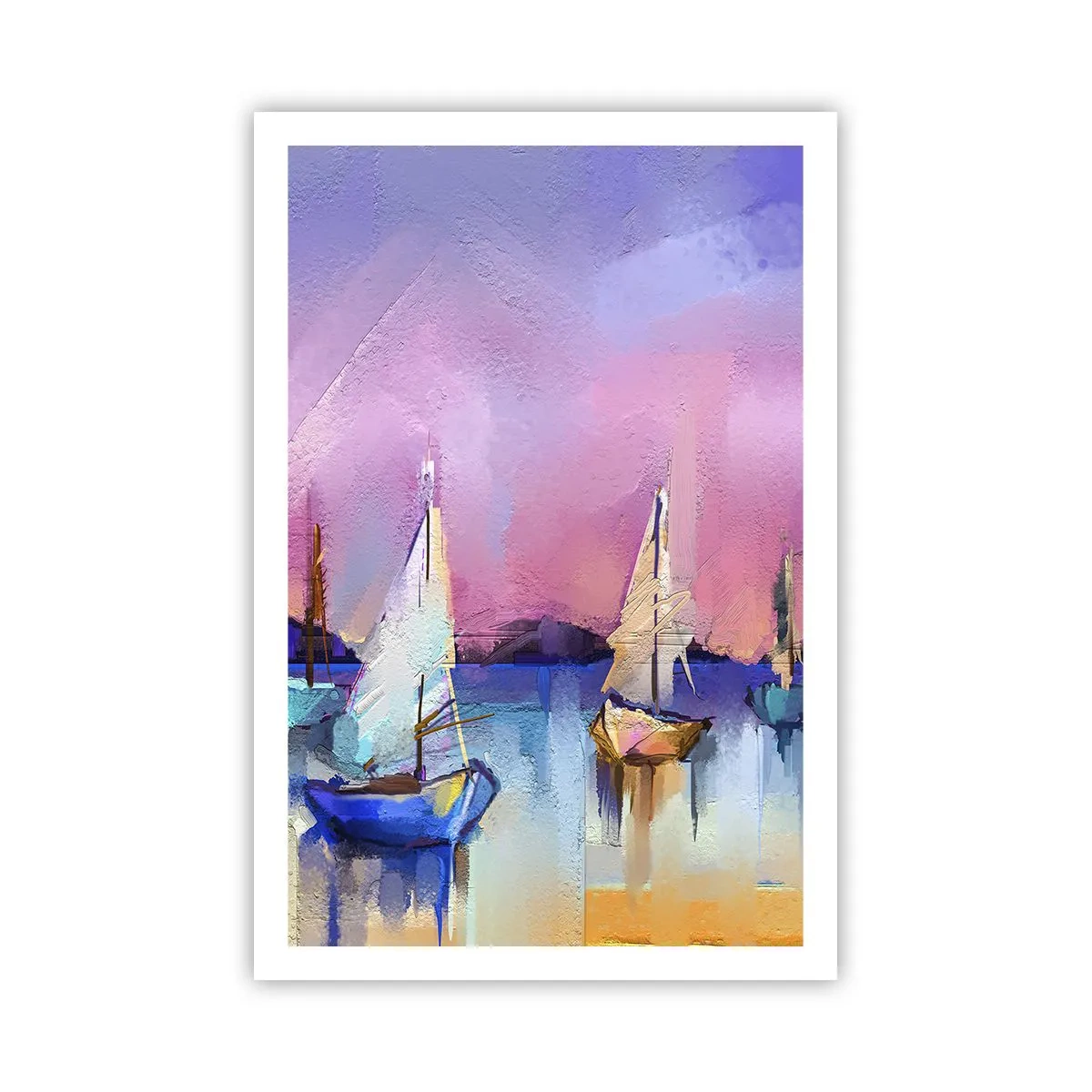 Affiche - Poster - Direction: les eaux larges - 61x91 cm