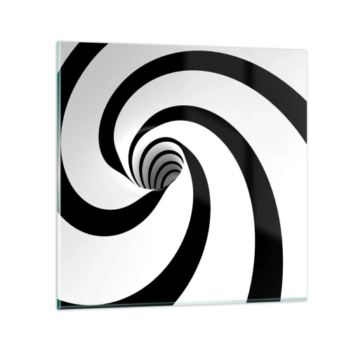 Impression sur verre - Image sur verre - Céder au vortex ? - 70x70 cm