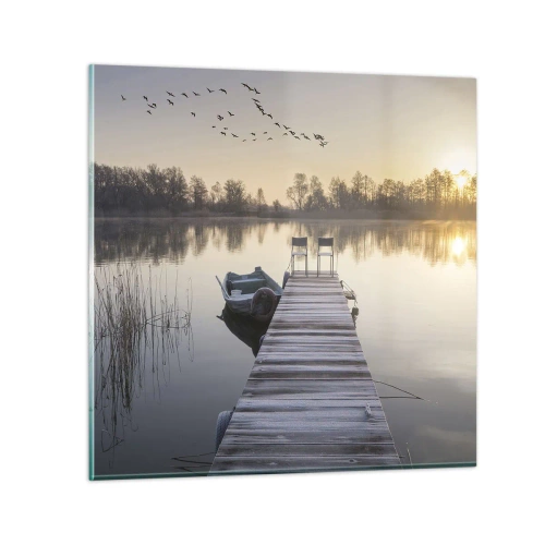 Impression sur verre - Image sur verre - Je reviendrai - 70x70 cm