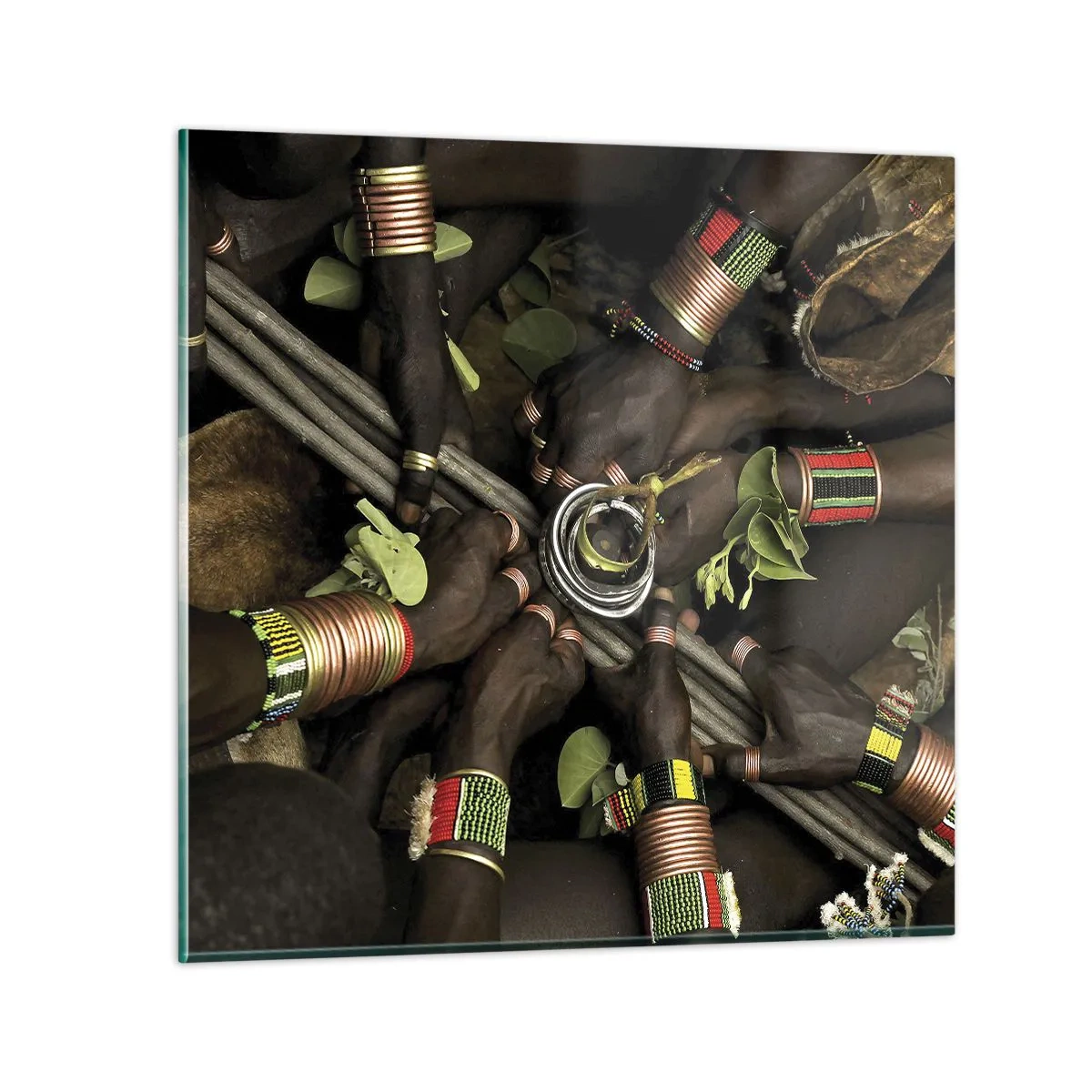 Impression sur verre - Image sur verre - Nous sommes ensemble - 70x70 cm