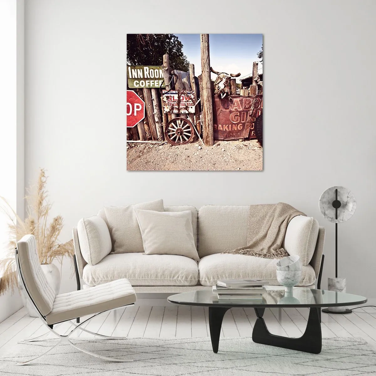 Impression sur verre - Image sur verre - Et le temps s'est arrêté - 40x40 cm