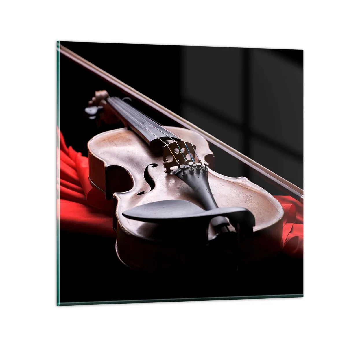 Impression sur verre - Image sur verre - Musique des sentiments - 70x70 cm