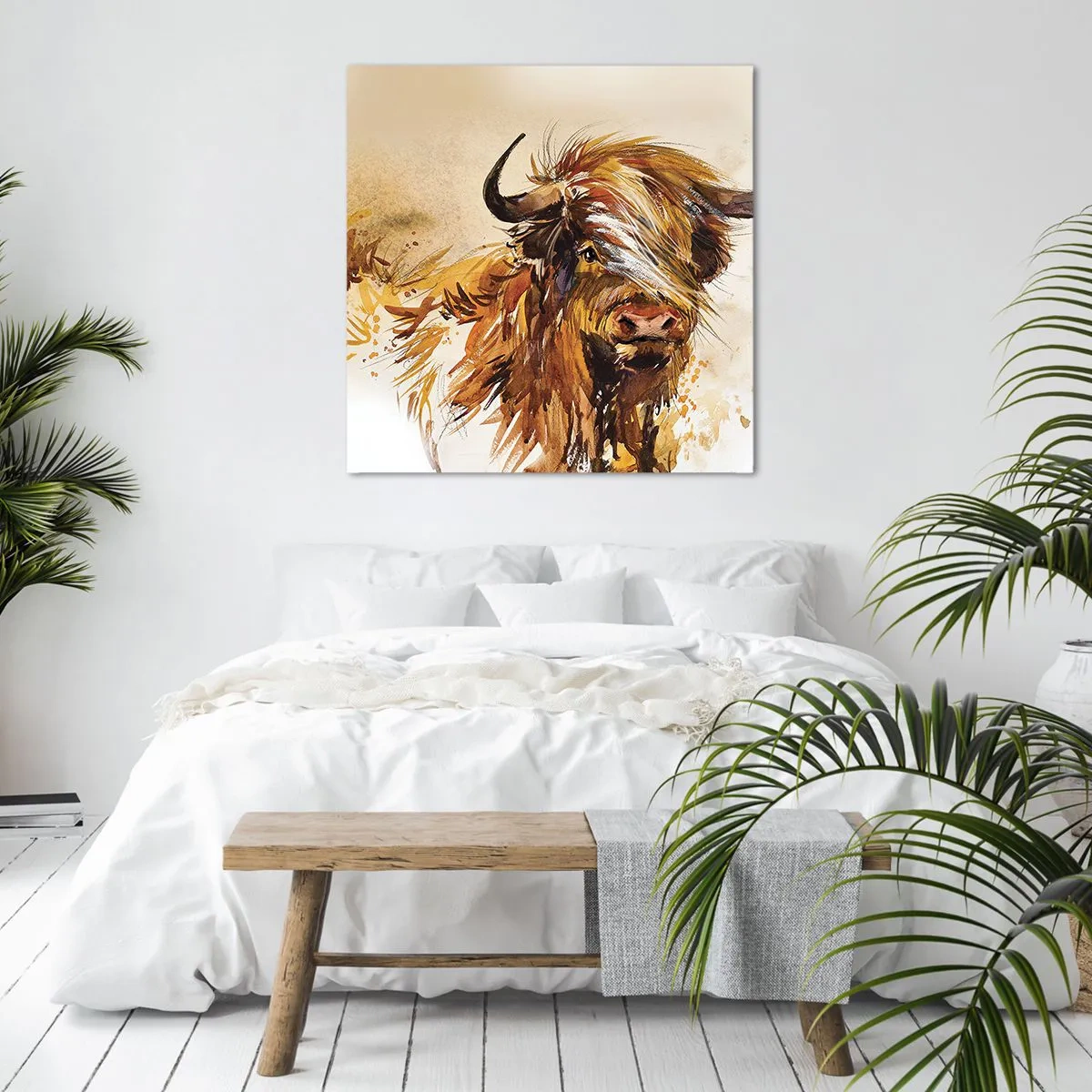 Impression sur toile - Image sur toile - Fierté du chasseur - 70x70 cm