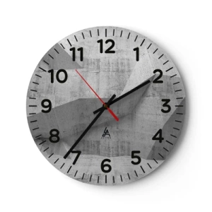 Horloge murale - Pendule murale - Un vrai challenge - 30x30 cm
