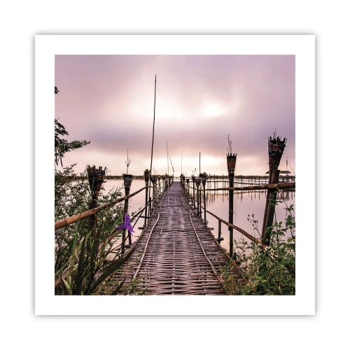 Affiche - Poster - Le silence et le calme d'Asie - 50x50 cm