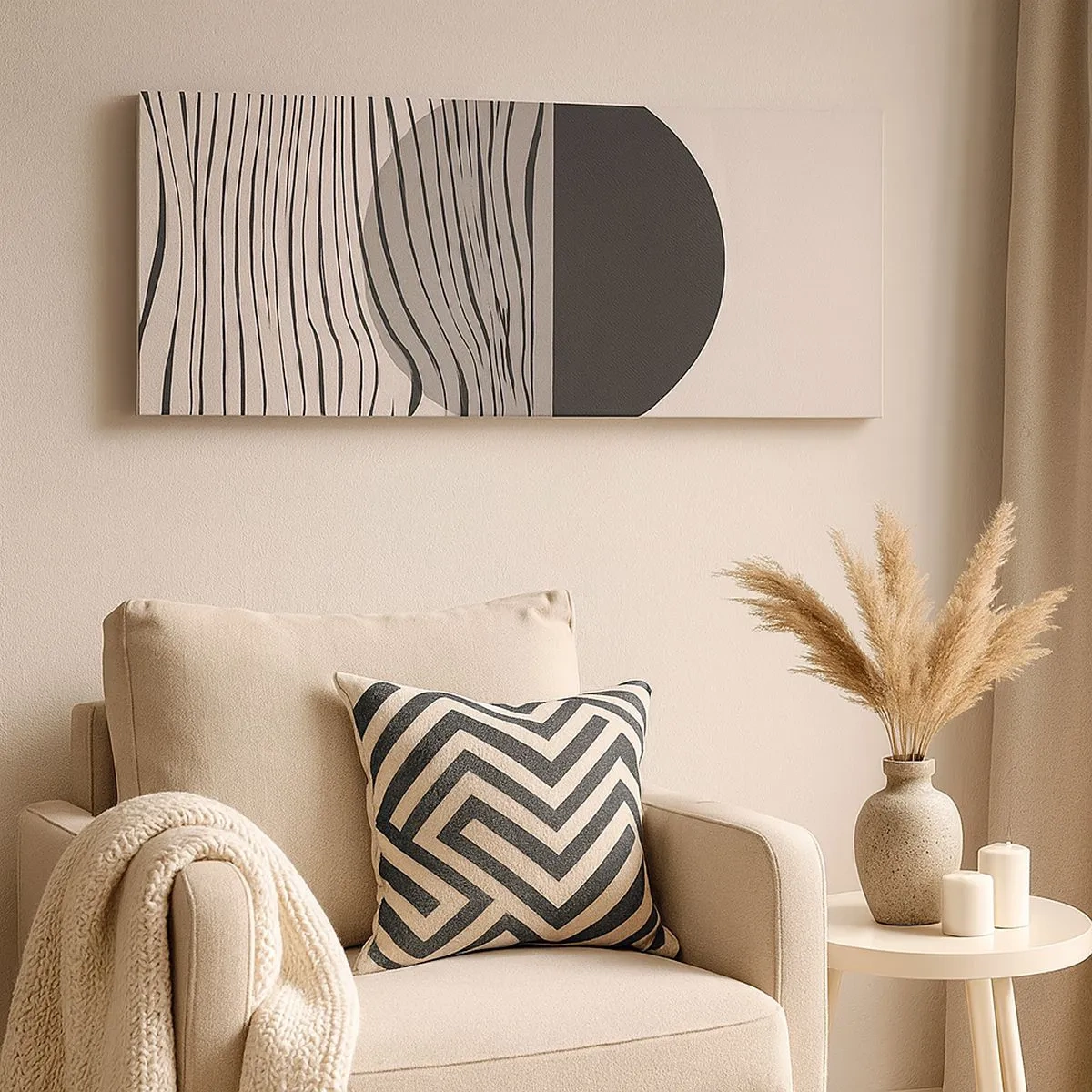 Impression sur toile - Image sur toile - Demi composition - 100x40 cm