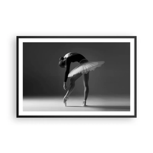 Affiche dans un cadre noir - Poster - Belle ballerine - 91x61 cm