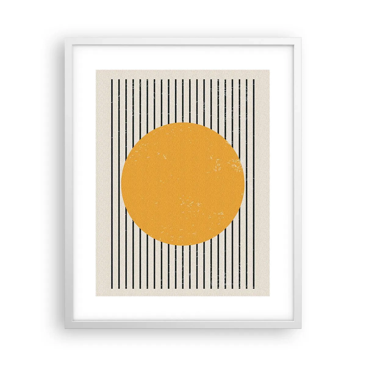 Affiche dans un cadre blanc - Poster - Le pouvoir de la simplicité - 40x50 cm
