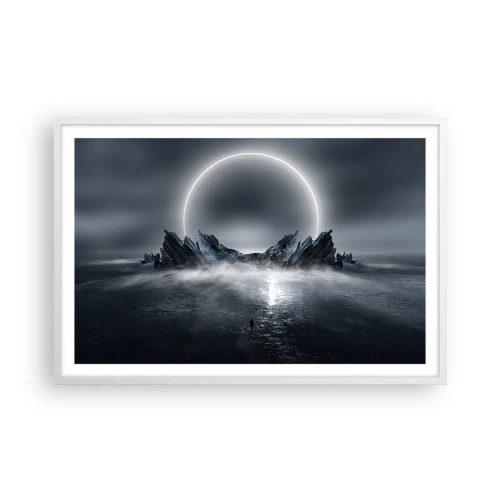 Affiche dans un cadre blanc - Poster - La fin de l'histoire - 91x61 cm