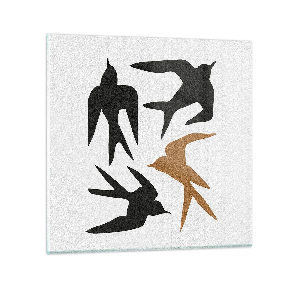 Impression sur verre - Image sur verre - Avaler du plaisir - 40x40 cm