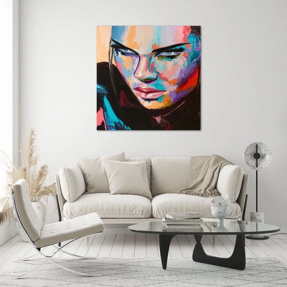 Impression sur verre - Image sur verre - Le coeur sauvageon - 70x70 cm