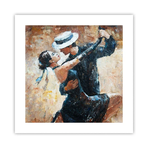 Affiche - Poster - À la Rudolf Valentino - 40x40 cm