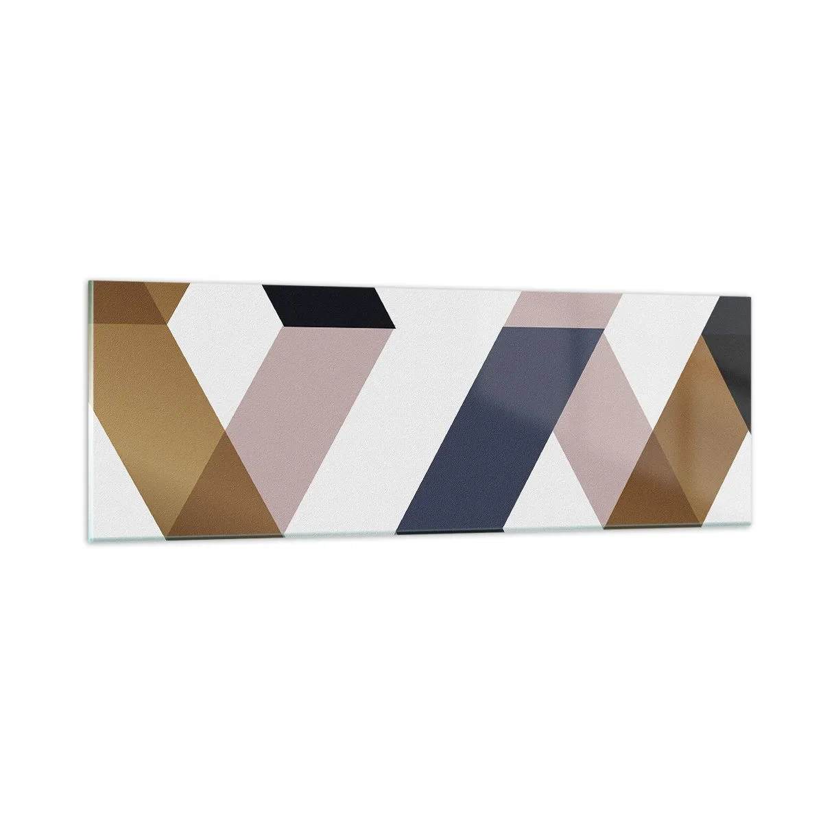 Impression sur verre - Image sur verre - Plats et angles - 90x30 cm