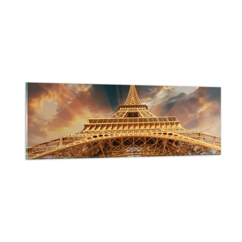 Impression sur verre - Image sur verre - Comment l'humanité a atteint le ciel - 90x30 cm