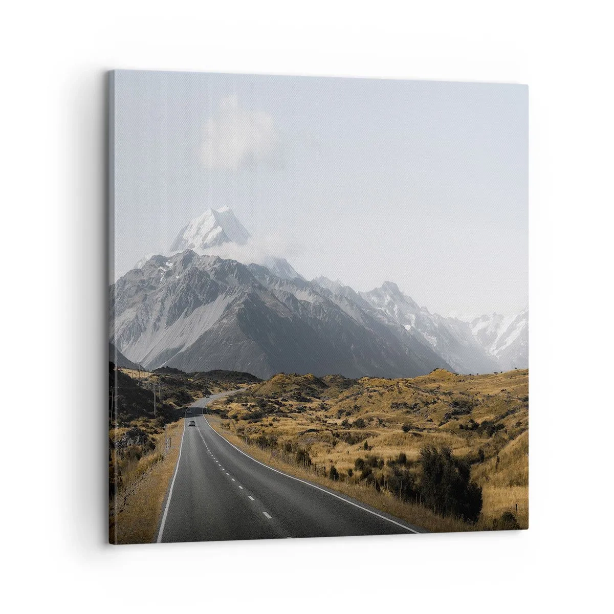 Impression sur toile - Image sur toile - Chemin vers le coeur de la montagne - 60x60 cm